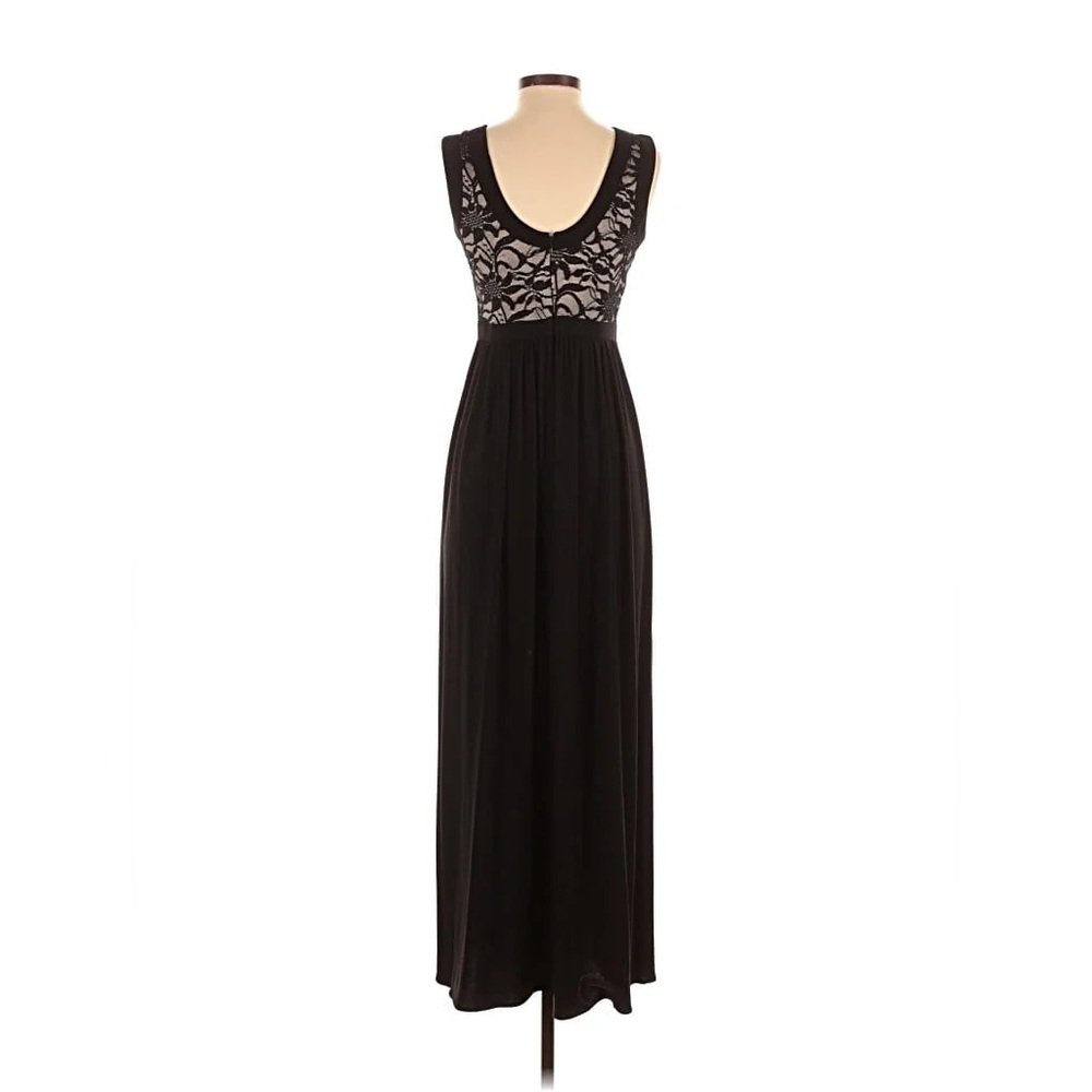 R&M Richards Black Lace Evening Dress – Size 10 Petite – Formal / Wedding Guest - Picture 3 of 5